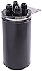 Universal Oil Breather Catch Can Tank Recirculating Top Closed Loop