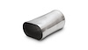 Oval to Round Transition Adapter 3 in. Oval to 3 in. O.D. Round x 6 in. Long [304 Stainless Steel] - image 1