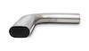 90 Degree Horizontal Oval Mandrel Bend 3.5" Nominal Oval - image 1