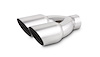 Dual 3.5" Round Stainless Steel Exhaust Tip Single Wall - image 1