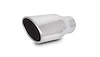 4.5" x 3" Oval Stainless Steel Exhaust Tip Single Wall - image 1