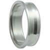 Borg Warner EFR Compressor Outlet Flange T304 Stainless Steel - image 1