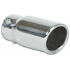 2.5" Round Stainless Steel Bolt-On Exhaust Tip Single Wall - image 1