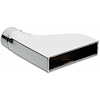 Rectangular Stainless Steel Exhaust Tip 2.25" Inlet - image 1