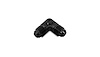 -6 AN Male to -6 AN Male 90 Degree Union Adapter Fitting with 1/8 in. NPT Port [Black] - image 1