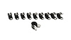 Stainless Steel Cushion P-Clamps 5/8" -10AN Hose - image 1
