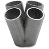 4 into 1 Turbo Manifold Merge Collector Fits T3 T3/T4 Turbo Inlet Flanges - image 1