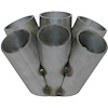6 into 1 Turbo Manifold Merge Collector Fits T4 Turbo Inlet Flanges - image 1