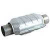 Oval Ceramic Core Catalytic Converter 2.25" Inlet/Outlet - image 1
