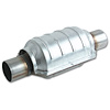 Round Ceramic Core Catalytic Converter 2.50" Inlet/Outlet - image 1