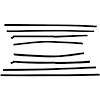 57-58 FORD CONV WINDOW W/ - image 1