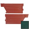 63PD52C Rear Door Panels for 1963 Pontiac Grand Prix Hardtop Dark Aqua - image 1