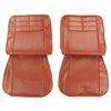 63RS64U Front Bucket Seat Covers for 1963 Chevrolet Corvair Red