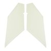 64AHB101G Earmuff Boards for 1964-1965 Chevrolet Chevelle, White Regent Vinyl CoveRed - image 1