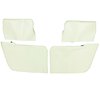 64AR69 Rear Armrest Cover for 1964 Chevelle,/GTO/Cutlass/Lemans/Skylark Convertible White - image 1