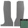64ECTP40 Rear Seat Trim Panels for 1964-1967 Chevrolet El Camino Dark Aqua - image 1
