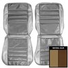 65AS34U Front Bucket Seat Covers for 1965 Chevrolet Chevelle, 2 Tone Saddle - image 1