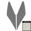 65BHB101CC Star Earmuff Boards for 1965-1966 Chevrolet Impala White