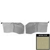 65BRN27C Rear Arm Rest Covers for 1965 Bonneville/Grand Prix/Catalina Hardtop Parchment - image 1
