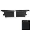 65PD218V-P Rear Door Panels for 1965 Pontiac 2 + 2 Convertible Pre-Assembled Navy Blue - image 1