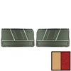 65PD27-1P Front Door Panels for 1965 Pontiac Grand Prix/Parisienne Pre-Assembled Parchment/Red - image 1