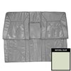 65QSD38C1 Rear Bench Seat W/Arm Rest Seat Cover for 1965 Cadillac Deville Hardtop White/Black - image 1
