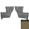65RR46 Rear Arm Rest Covers for 1968 Chevrolet Corvair Convertible Ivy Gold - image 1