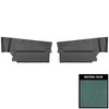 65UDRC12 Front Door Panels for 1965 Buick Riviera Custom Light Blue - image 1