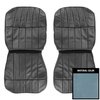 65USRC12U Front Bucket Seat Covers for 1965 Buick Riviera Light Blue - image 1