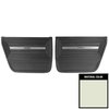 66AD4D21S Rear Door Panels for 1966 Chevrolet Chevelle, 4 Door Sedan/Wagon 2 Tone Fawn - image 1