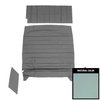 66AH4DC104A Basketweave Headliner for 1966-1967 Chevrolet Chevelle, 4 Door Hardtop Light Blue - image 1