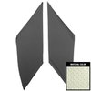 66AHB101B Earmuff Boards for 1966-1967 Pontiac GTO/Lemans White Perforated Vinyl CoveRed - image 1