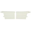 66BD37V-P Rear Door Panels for 1966 Chevrolet Impala SS Convt Pre-Assembled White & Black - image 1