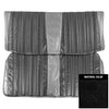 66BS4D10W-3 Rear Bench Seat Cover for 1966 Chevrolet Impala 4-Door Wagon 3rd Row Black - image 1