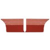 66KDH710C-5 Rear Door Panels for 1966 Dodge Coronet 500 Hardtop Metallic Red - image 1