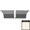 66KDH720C-5 Rear Door Panels for 1966 Dodge Coronet 500 Hardtop Pearl/White/Black - image 1