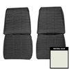 66KSH37U-5 Front Bucket Seat Covers for 1966 Dodge Coronet 500/Charger White - image 1