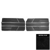 66PD210-P Front Door Panels for 1966 Pontiac 2 + 2 Pre-Assembled Metallic Black - image 1