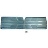 66PD215-P Front Door Panels for 1966 Pontiac 2 + 2 Pre-Assembled Medium Blue - image 1