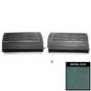 67BD12-P Front Door Panels for 1967 Chevrolet Impala Pre-Assembled Light Blue - image 1