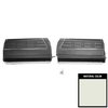 67BD37-P Front Door Panels for 1967 Chevrolet Impala Pre-Assembled White/Black - image 1