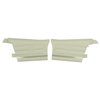 67BD40V-P Rear Door Panels for 1967 Chevrolet Impala Convertible Pre-Assembled Off-White/Black - image 1