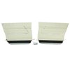 67BD4D40 Front Door Panels for 1967 Chevrolet Impala 4-Door Sedan/Hardtop Off-White/Black - image 1