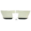 67BD4D40W Rear Door Panels for 1967 Chevrolet Impala/Caprice 4-Door Wagon Off-White/Black - image 1