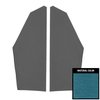 67BHB106S Surrey Earmuff Boards for 1967 Chevrolet Impala Bright Blue - image 1