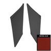 67FHB103B Perforated Earmuff Boards for 1967-1969 Pontiac Firebird Dark Red - image 1