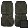 67KSR734U Front Bucket Seat Covers for 1967 Plymouth Satellite/GTX Dark Metallic Blue - image 1