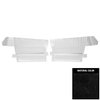 67PDP10V Rear Door Panels for 1967 Pontiac Parisienne/Bonneville Convertible Black - image 1