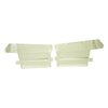 67PDP27V Rear Door Panels for 1967 Pontiac Parisienne Convertible Parchment/Black - image 1