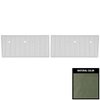 67TD02P Pre Assembled Front Door Panels for 1967-1968 Chevrolet Truck Aqua - image 1